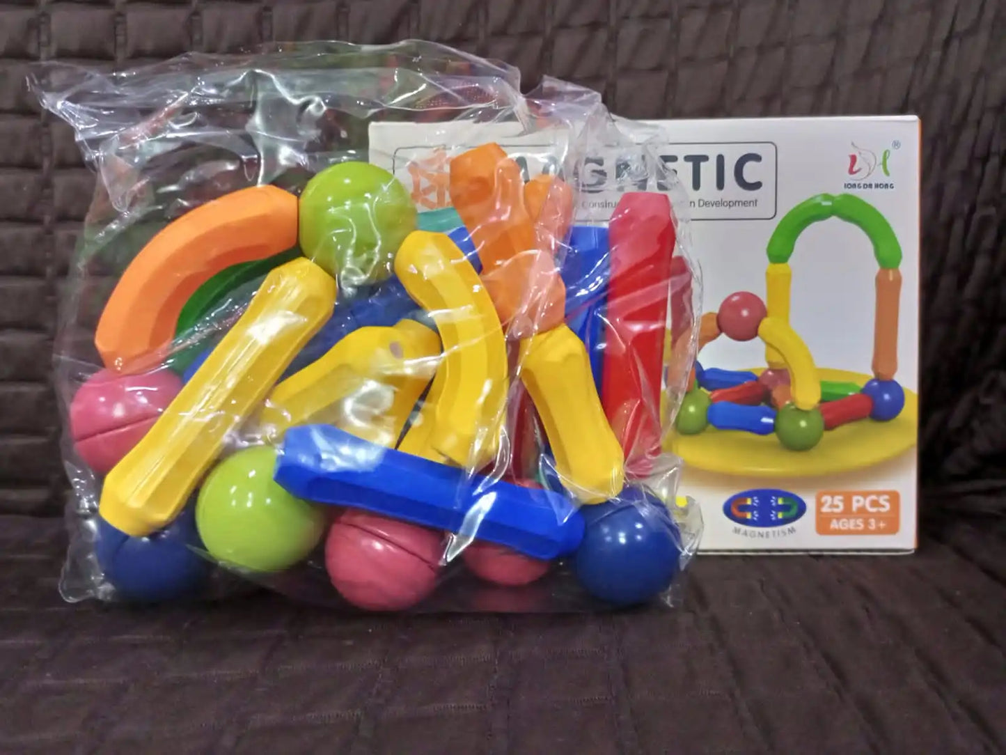 DIY Magnetic Sticks and Balls Building Set
