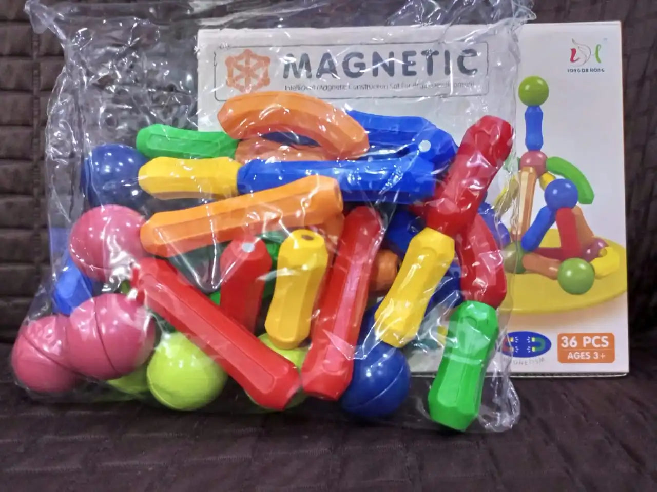 DIY Magnetic Sticks and Balls Building Set