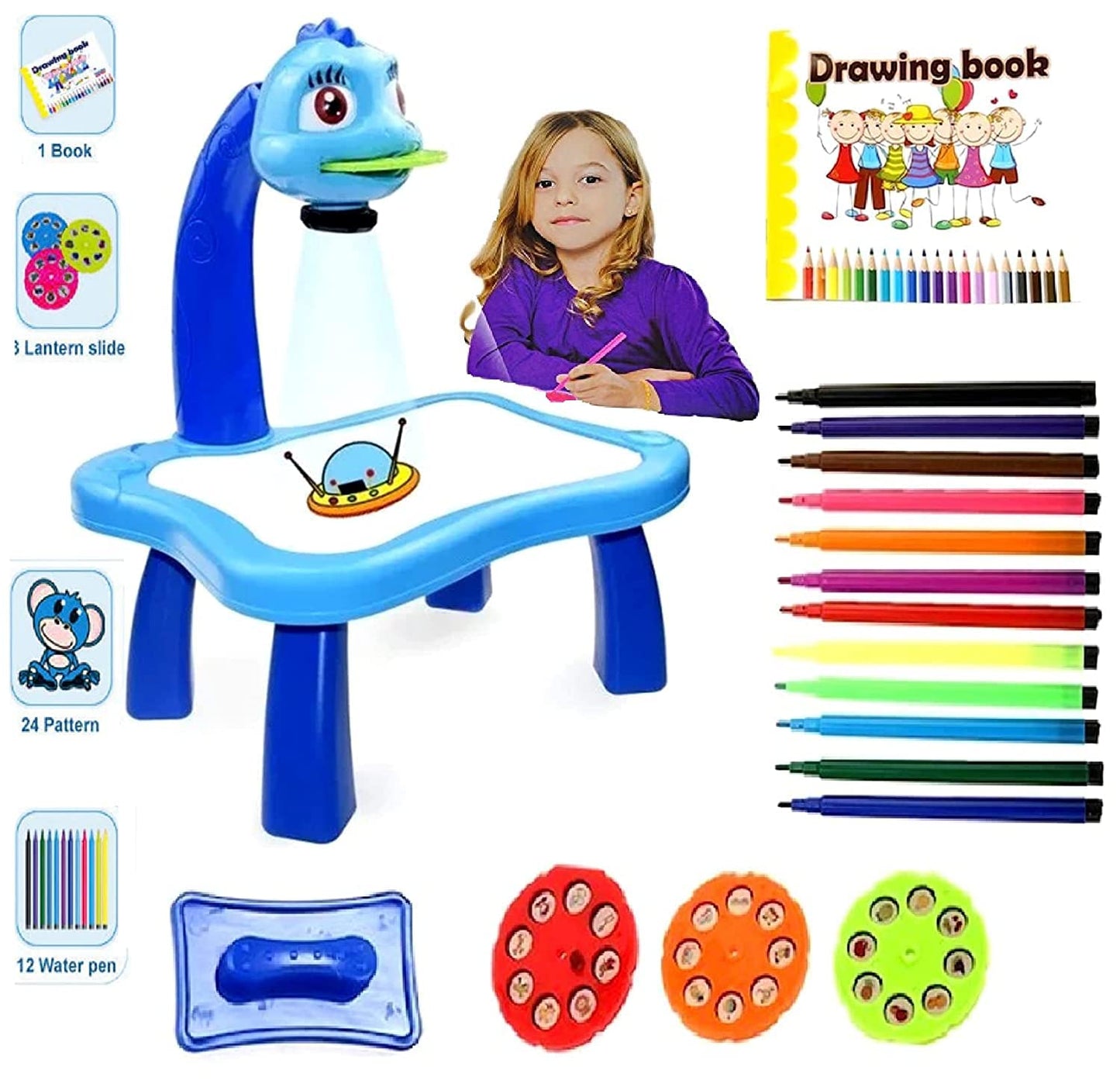 Frozen Projector Painting Desk