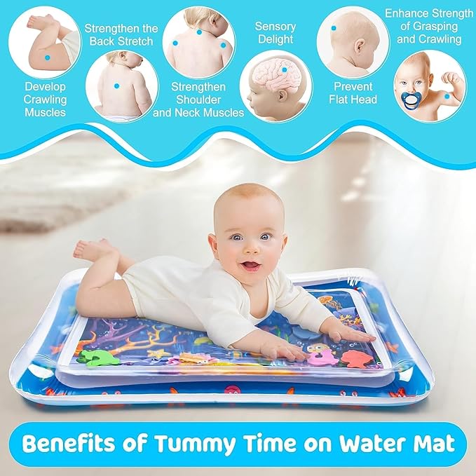 Baby Inflatable Tummy Time Water Play Mat