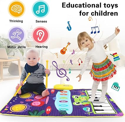 Music Jazz Play Mat 2-in-1 Touch