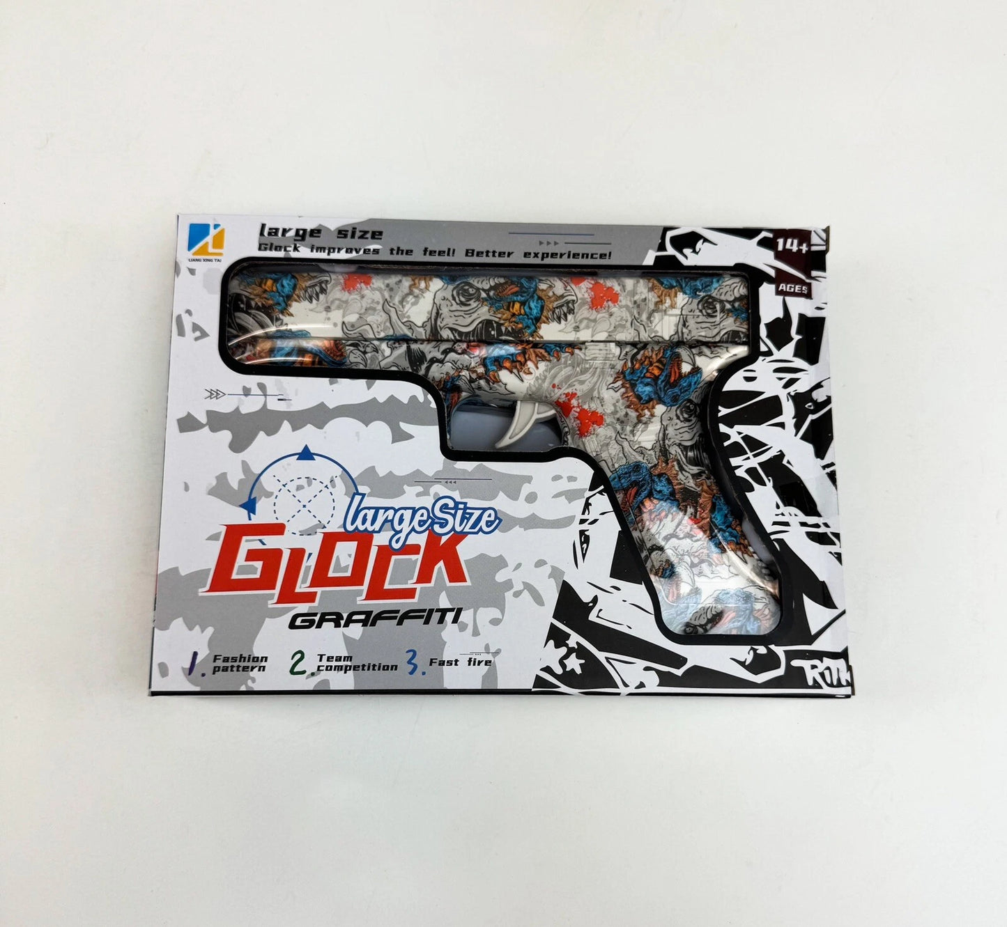 Gel Ball Blaster β Large Glock Graffiti Gun | Fast Fire Action & Epic Style