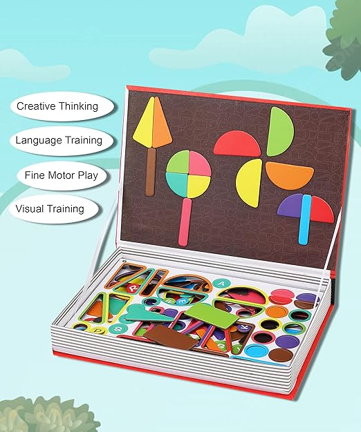 Geometric Figures Magnetic Book