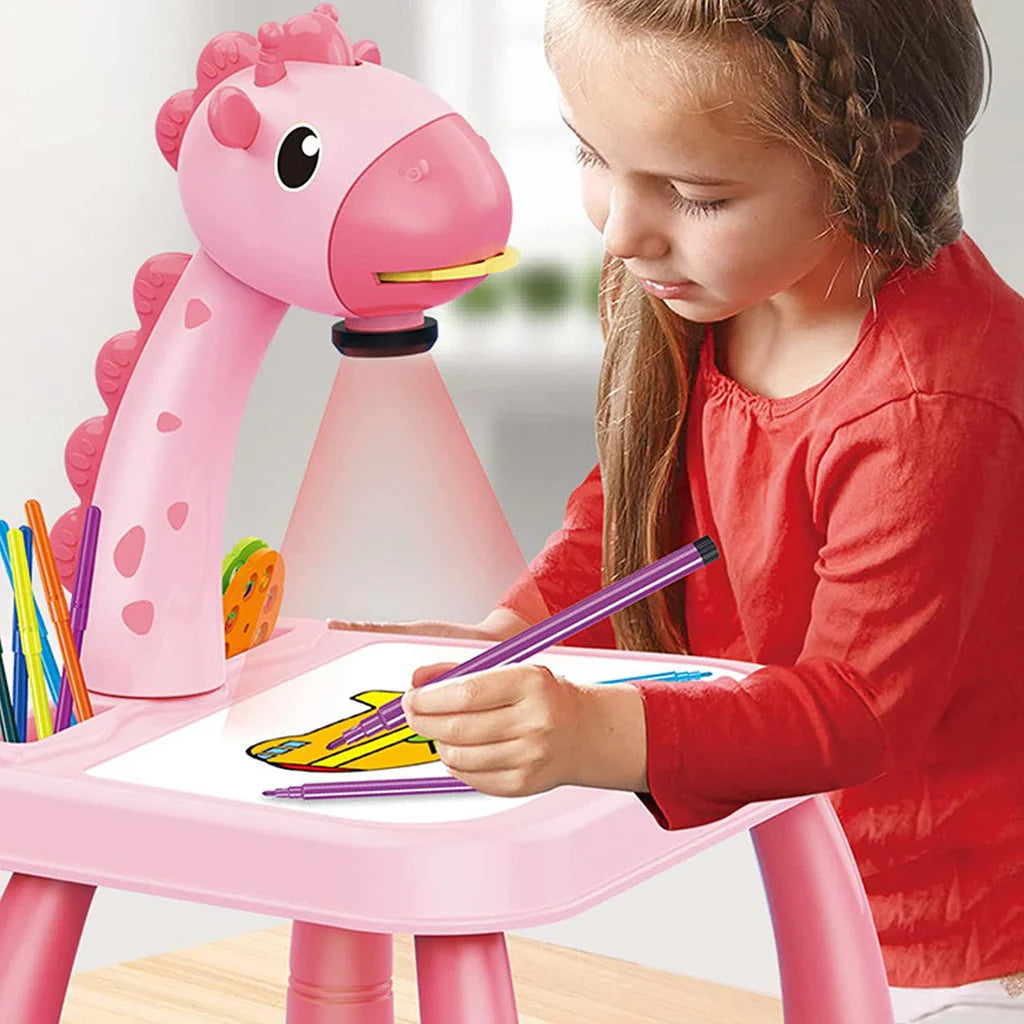 Giraffe Projector + Flash Card Reader + Digital TicTacToe Bundle