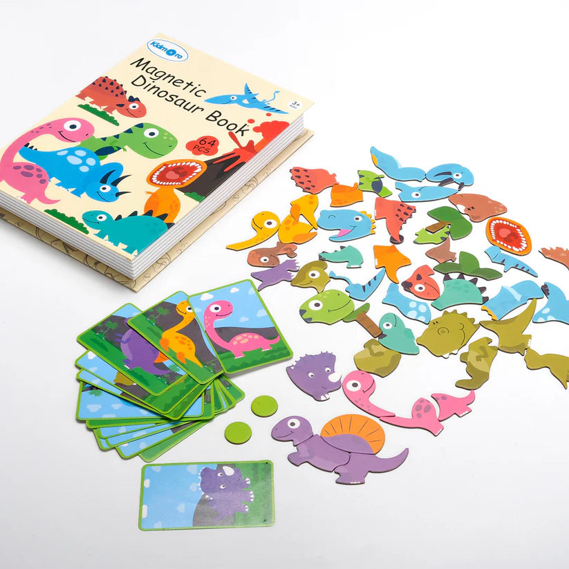 Magnetic Playbook Dinosaur Theme Puzzle