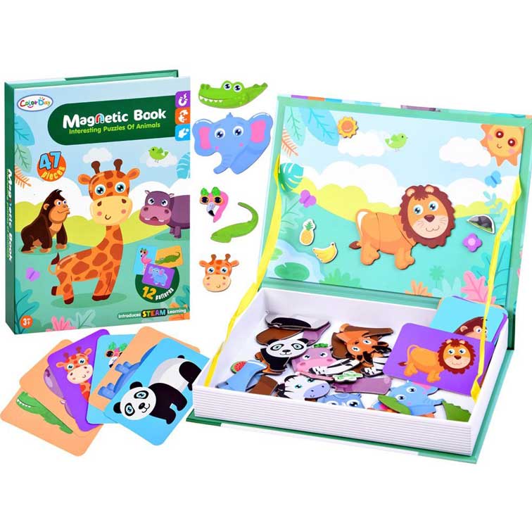 Magnetic Puzzle Book β Animals