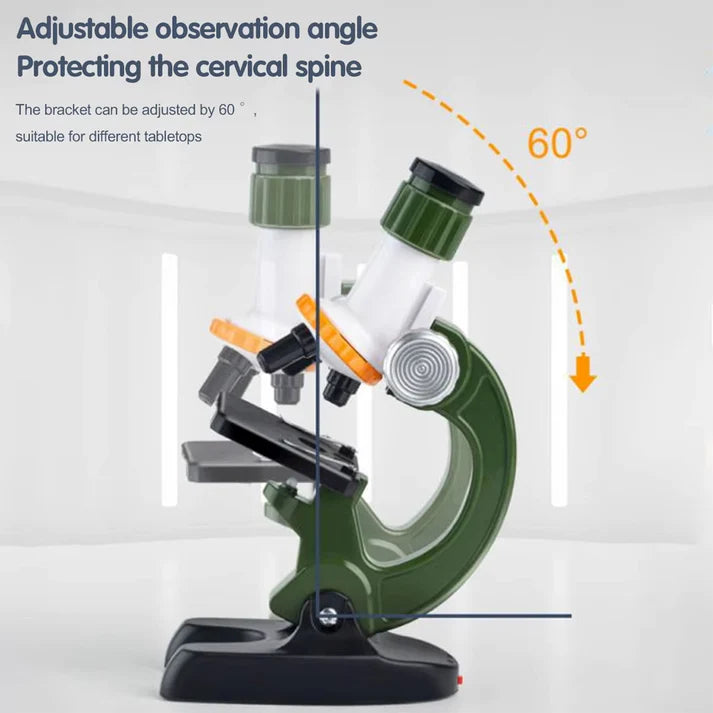 Optics Microscope for Kids – 1200X Educational Science Kit for Children