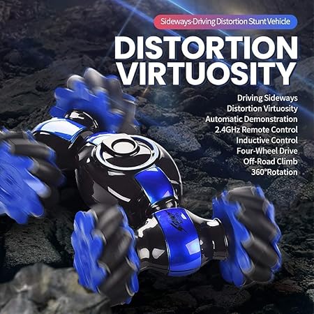 Cross-Country RC Stunt Car with Hand Gesture Control