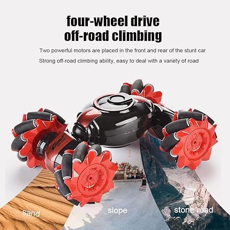 Cross-Country RC Stunt Car with Hand Gesture Control