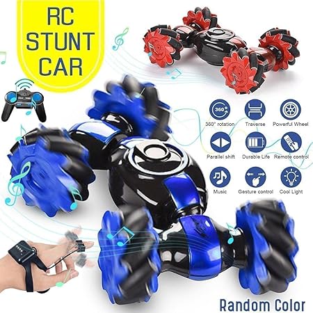 Cross-Country RC Stunt Car with Hand Gesture Control