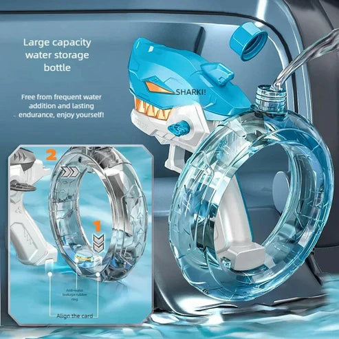 Automatic Shark Water Launcher β Electric Rechargeable Fun for Kids