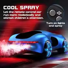 Gesture Sensing RC Stunt Car– Ultimate Drifting + Spray + Lights