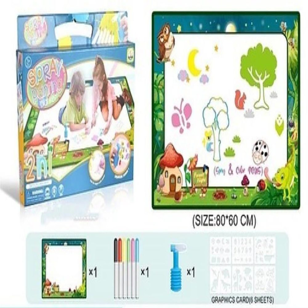 Magic Water Drawing Mat β Mess-Free Painting Fun for Kids!