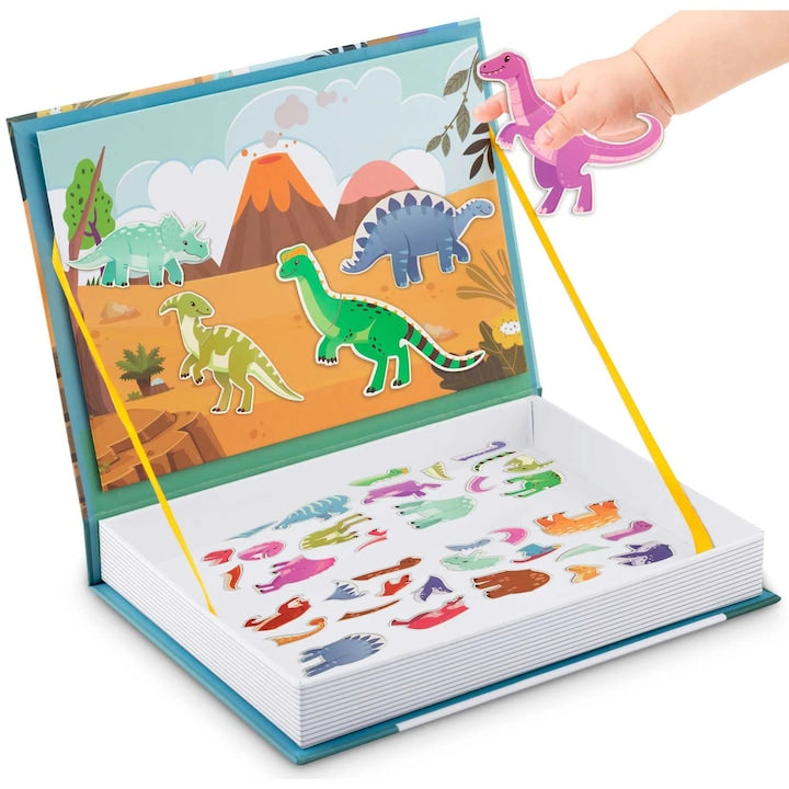STEAM Magnetic Dinosaur Puzzle Book