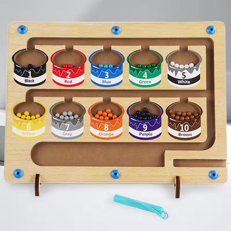 Color Classification Magnetic Maze-Medium Size