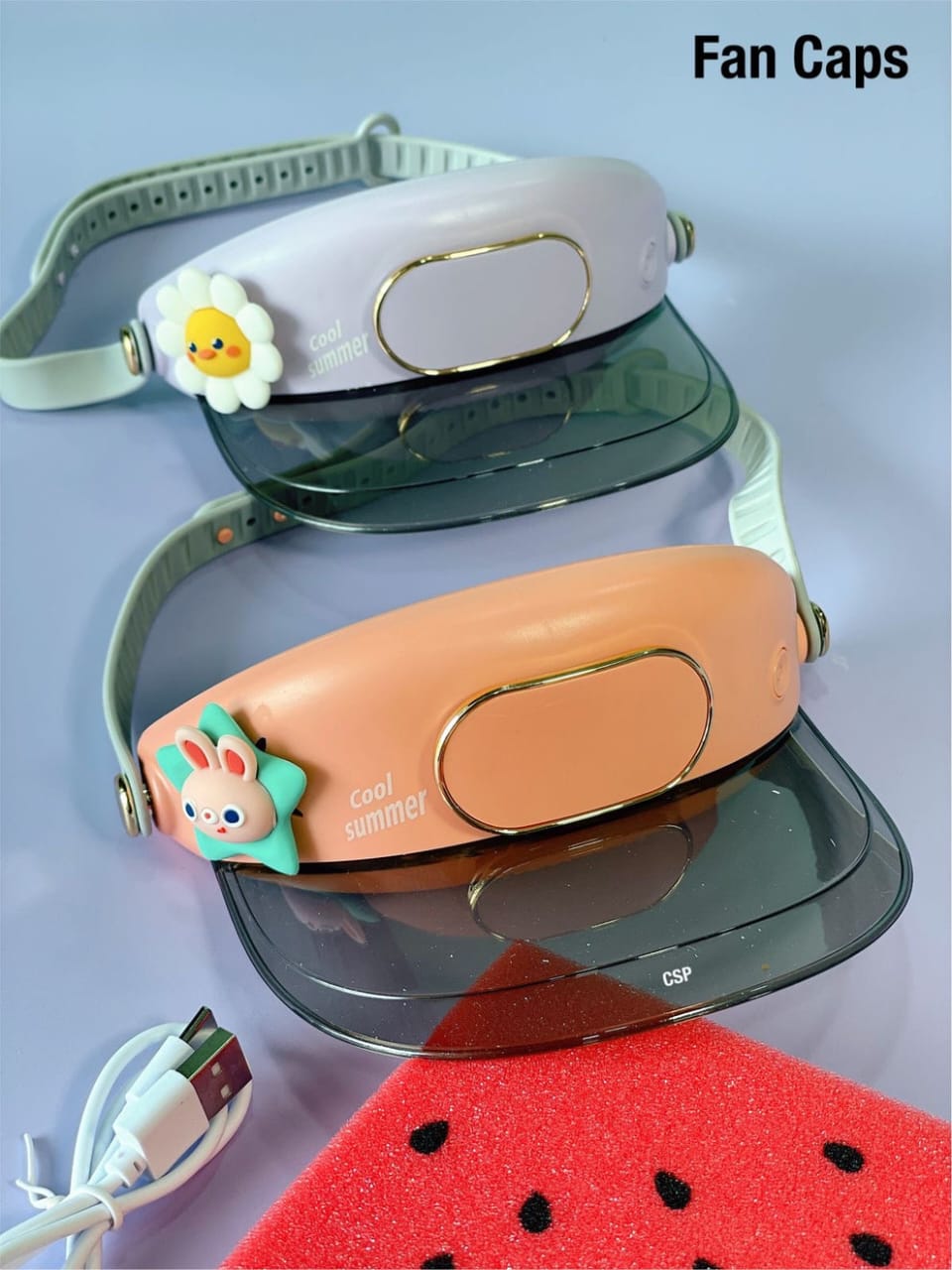 Cooling Fan Hat with Visor Sun Protection