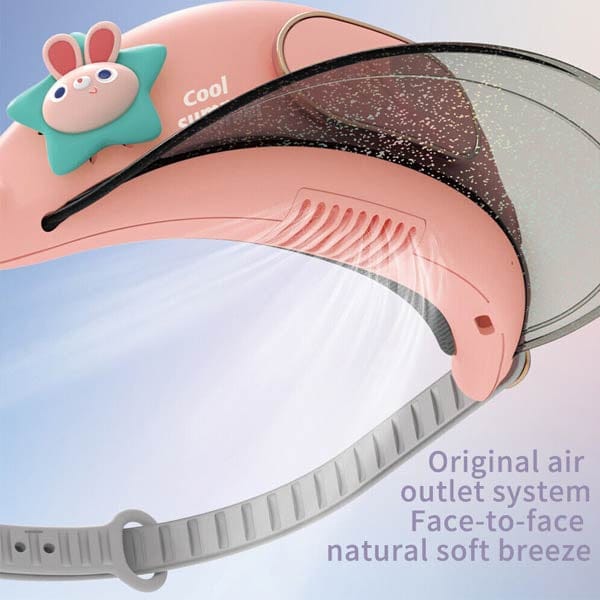 Cooling Fan Hat with Visor Sun Protection