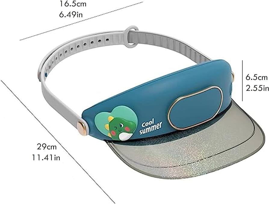 Cooling Fan Hat with Visor Sun Protection