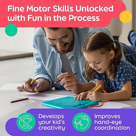 Magnetic Drawing Board with Stylus & Creative Cards