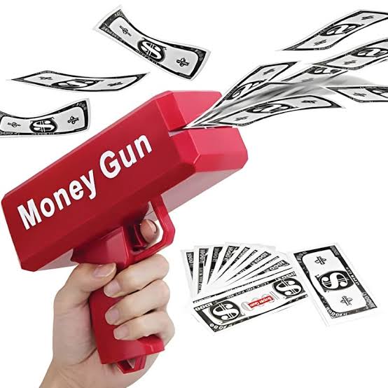 Money Gun – Fun & Flashy Toy for Kids