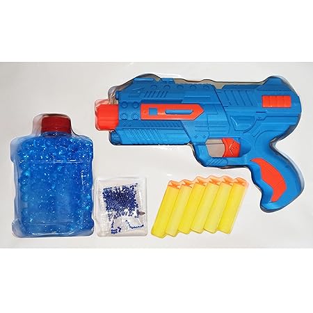 Soft Gun Blaster Toy with Water & Soft Ball Bullets