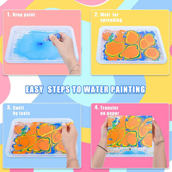 Master of the Ebru Water Marbling Painting Set