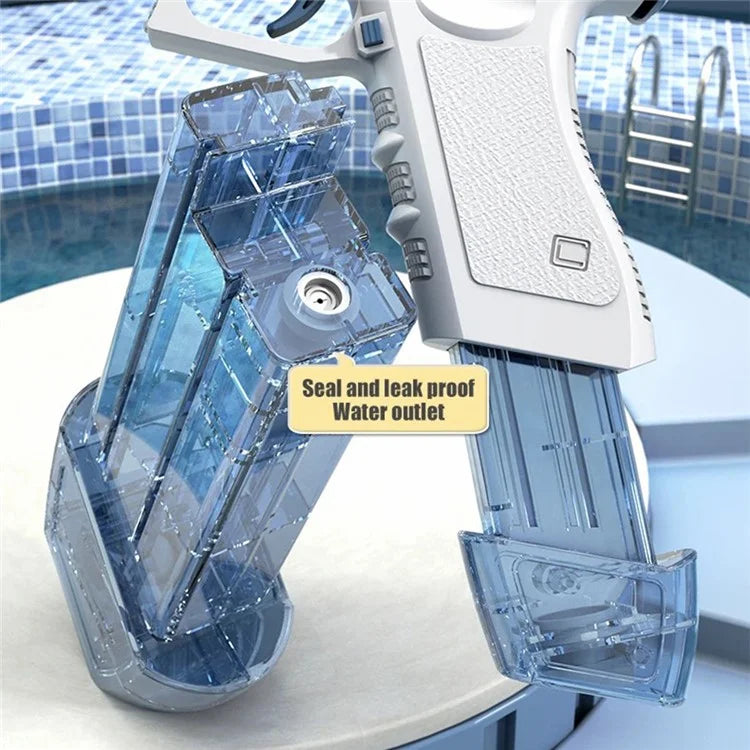 Glock Automatic Rechargeable Dual Tank Water Gun | Electric Water Blaster for Kids