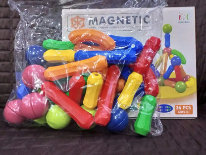 DIY Magnetic Sticks and Balls Building Set