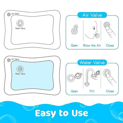 Baby Inflatable Tummy Time Water Play Mat