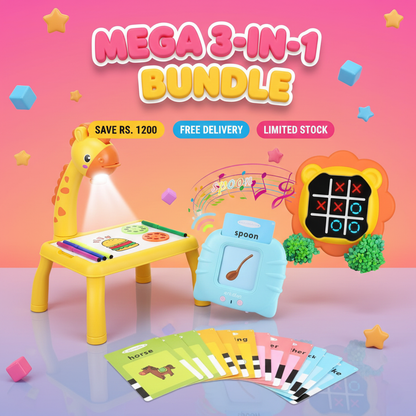 Bundle 1-Giraffe Projector + Flash Card Reader + Digital TicTacToe Bundle