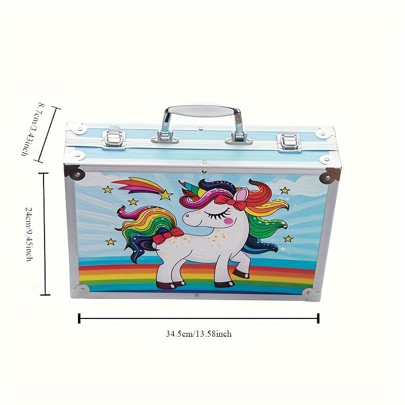 145 PCS Unicorn Colour Art Case – The Ultimate Creative Kit for Kids
