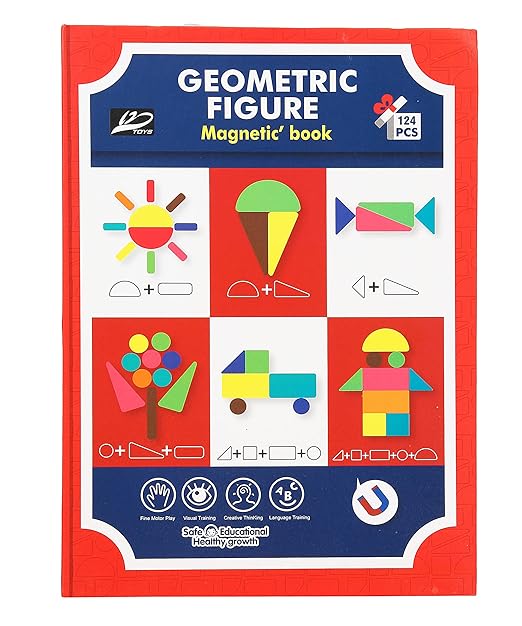 Geometric Figures Magnetic Book