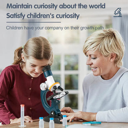 Optics Microscope for Kids – 1200X Educational Science Kit for Children