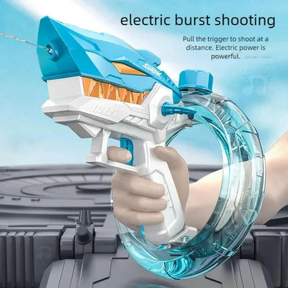 Automatic Shark Water Launcher – Electric Rechargeable Fun for Kids