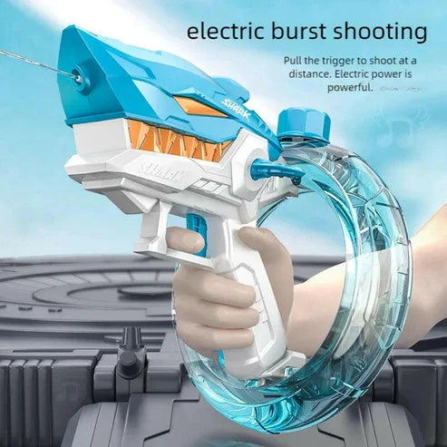 Automatic Shark Water Launcher – Electric Rechargeable Fun for Kids