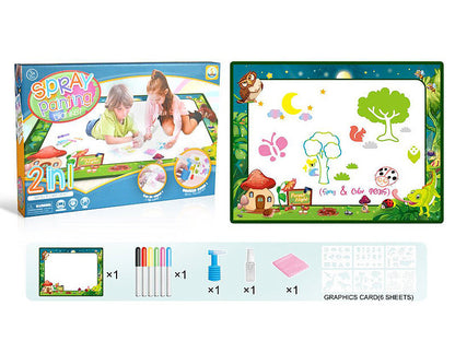 Magic Water Drawing Mat – Mess-Free Painting Fun for Kids!