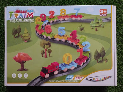 TRAIM Colorful Playtive Digital Train Play Set 53 pcs