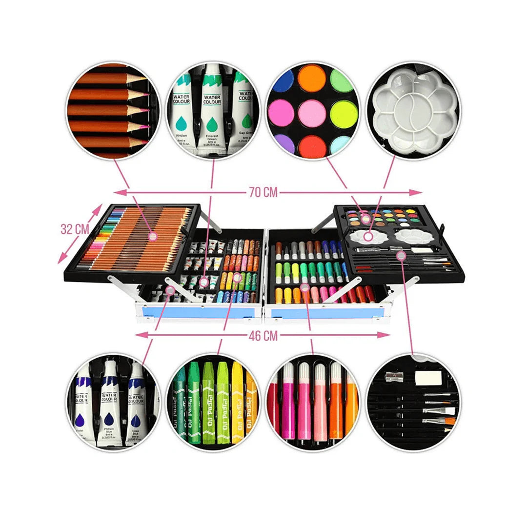 145 PCS Unicorn Colour Art Case – The Ultimate Creative Kit for Kids