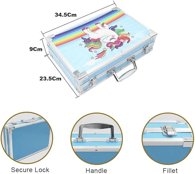 145 PCS Unicorn Colour Art Case – The Ultimate Creative Kit for Kids