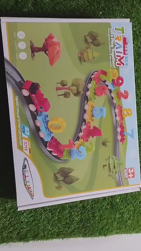 TRAIM Colorful Playtive Digital Train Play Set 53 pcs
