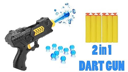 Soft Gun Blaster Toy with Water & Soft Ball Bullets
